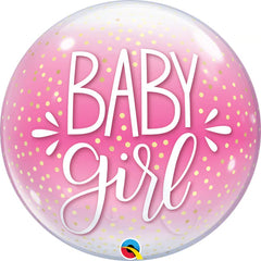 22  Bubble - Baby Girl Pink & Confetti Dots