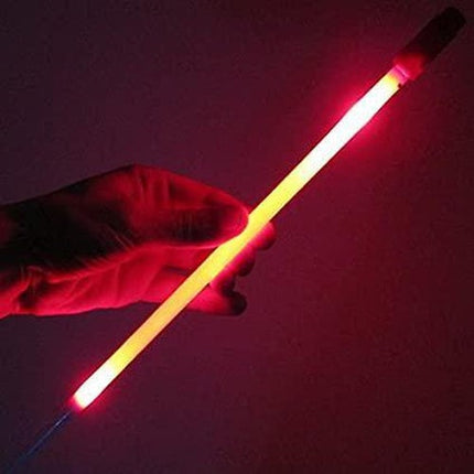 10 Inch Red Glow Sticks With Ground Stakes - Pack of 12