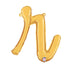14  Script Letter  R  Gold (Air-Fill Only)