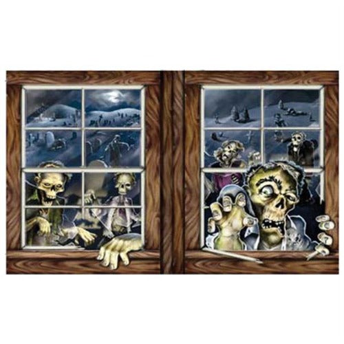 Zombie Attack View Decoration - 38" x 62"