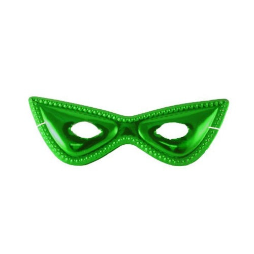 Cat Eye Green Metallic Masks