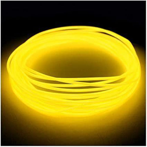 7 Feet Yellow EL Wire Kit Sound Activated